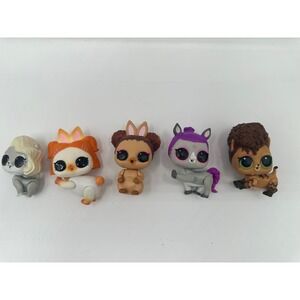 LOL Surprise Lil Wilds Pets‎ Figures Lot of 5 Dolls Collectible Toys